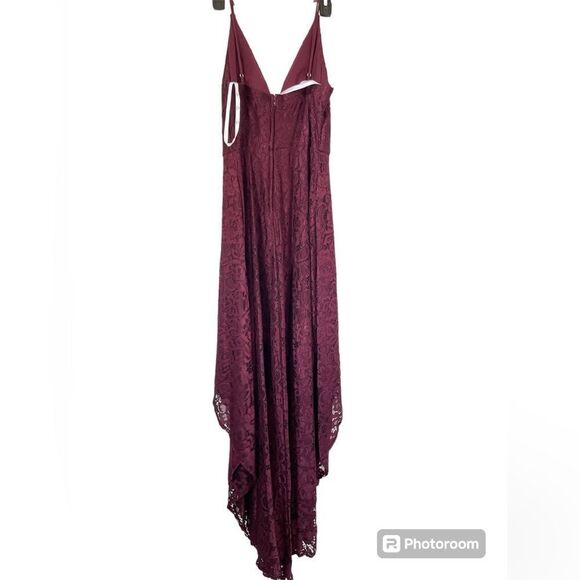 David's Bridal Dress, has Pockets, color: wine, size 8 - Picture 8 of 9